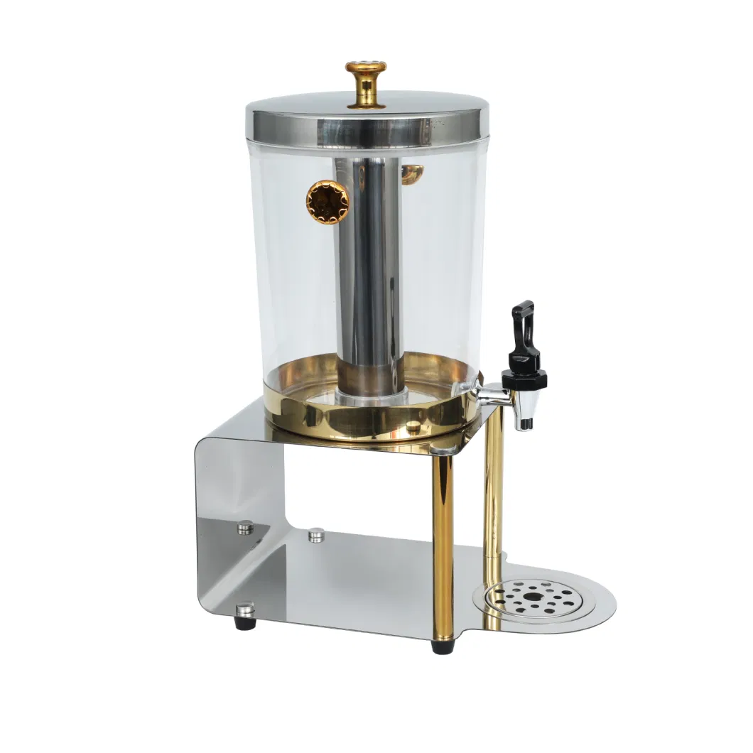 Hotel Restaurant Double Tanks Stainless Steel Cold Hot Juice Tea Beer Water Buffet Juice Dispenser Beverage